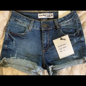 Monkey Ride Jean Shorts